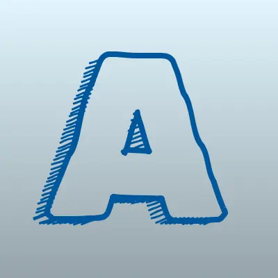 Aura, сеть магазинов, лого-визитка